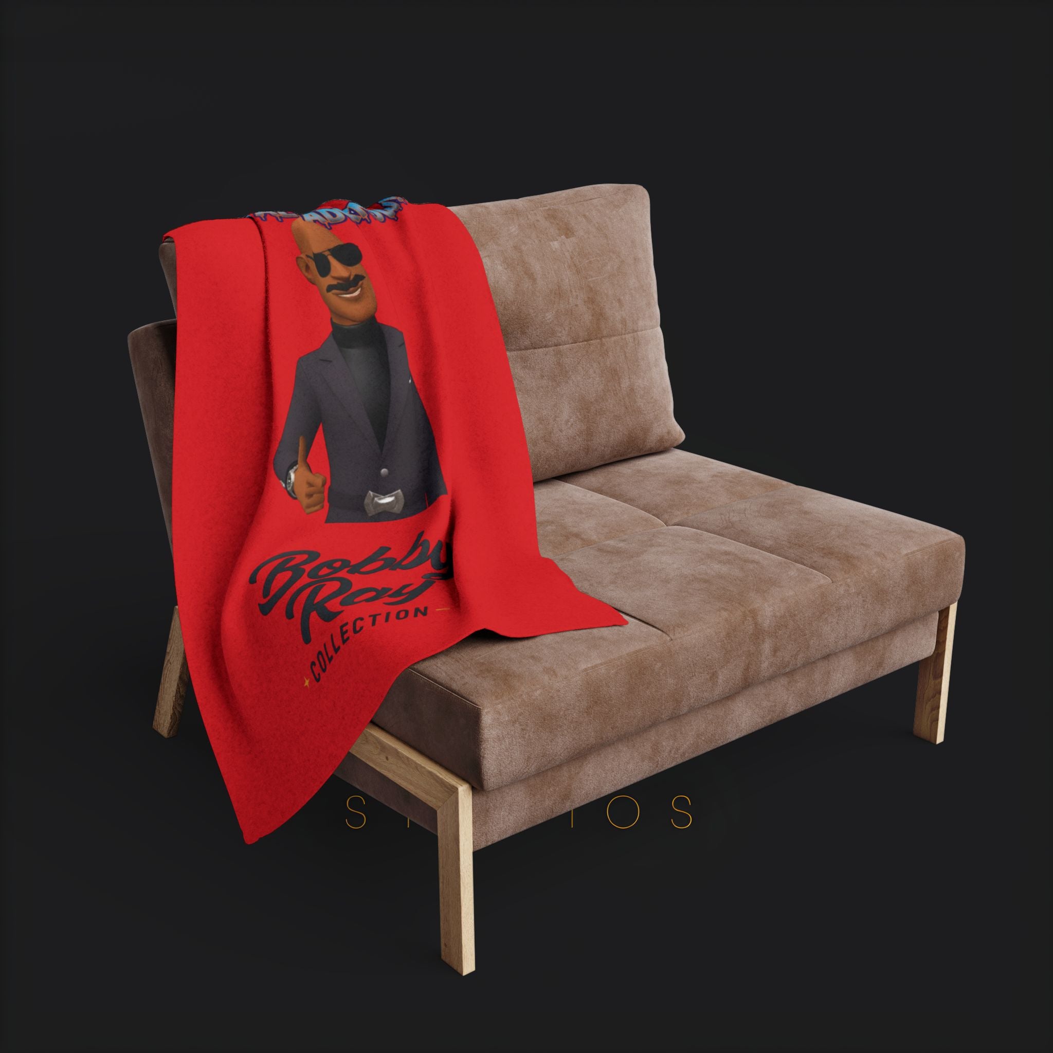 Arctic Fleece Blanket — Hey Bobby Ray & Friends Cartoon Character Throw