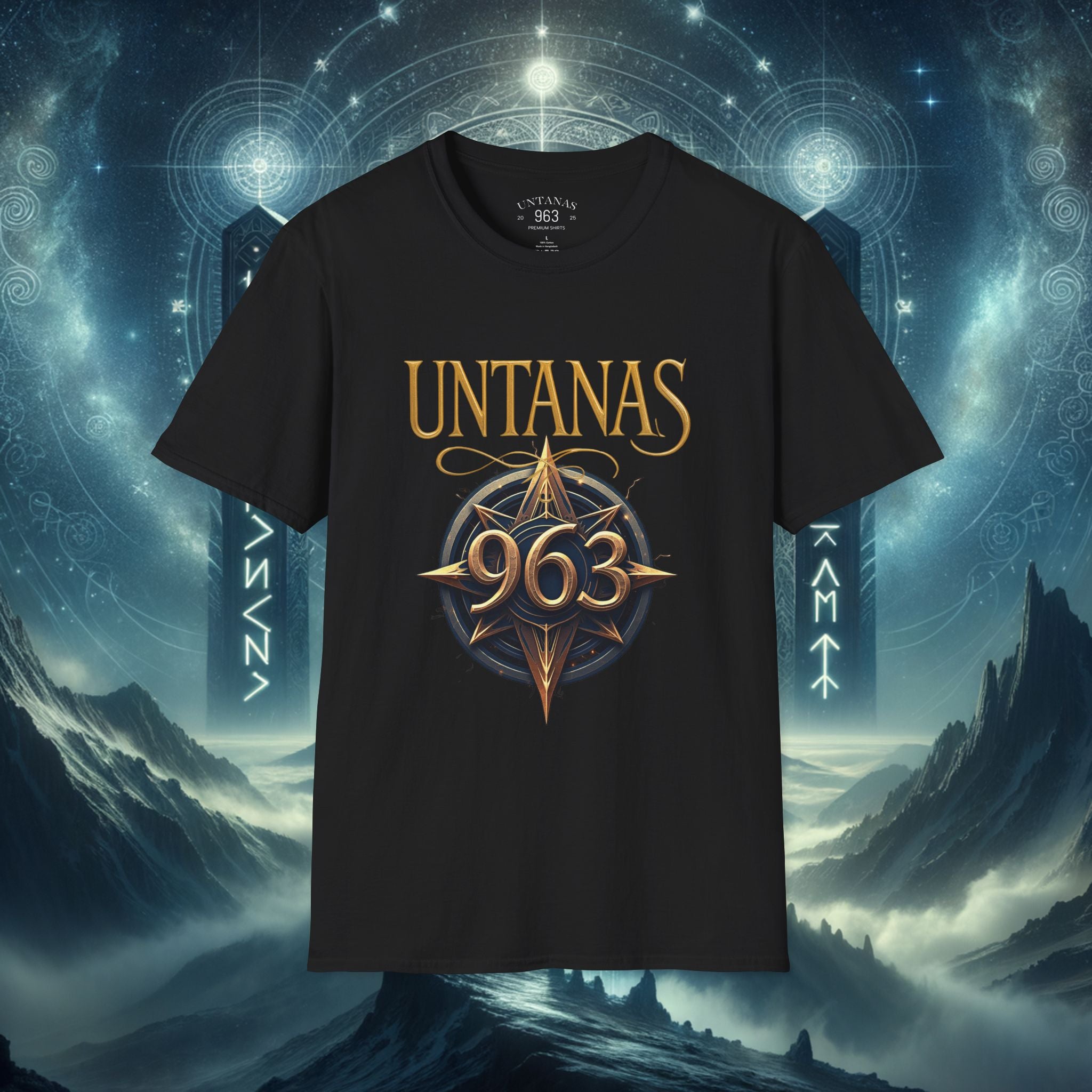 Crown Chakra T-Shirt — "Ignite Your Crown" with 963Hz Frequency