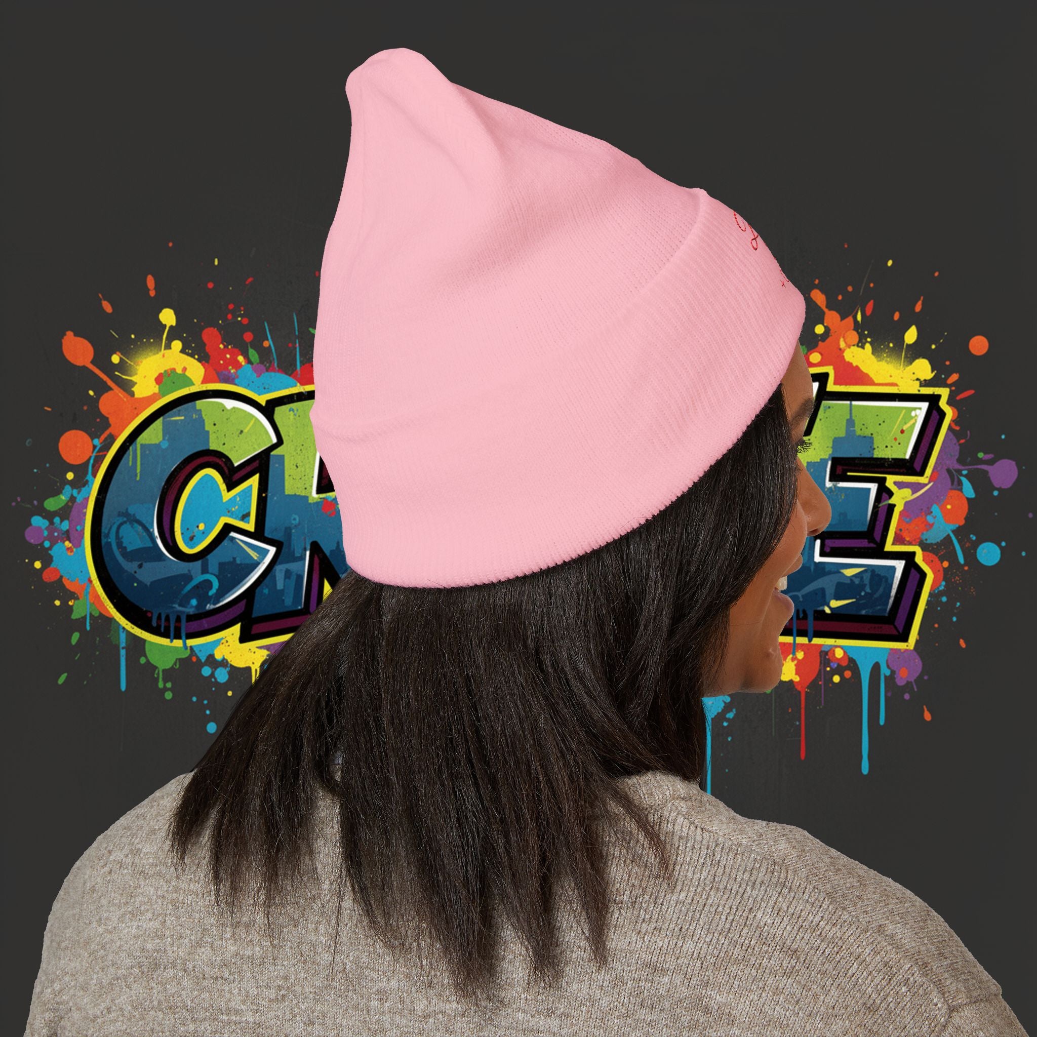 Embroidered 'Bobby Ray Collection' Cuffed Beanie — Classic Knit Winter Hat
