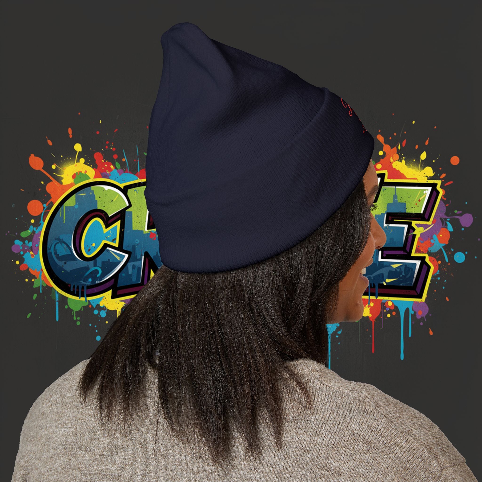 Embroidered 'Bobby Ray Collection' Cuffed Beanie — Classic Knit Winter Hat