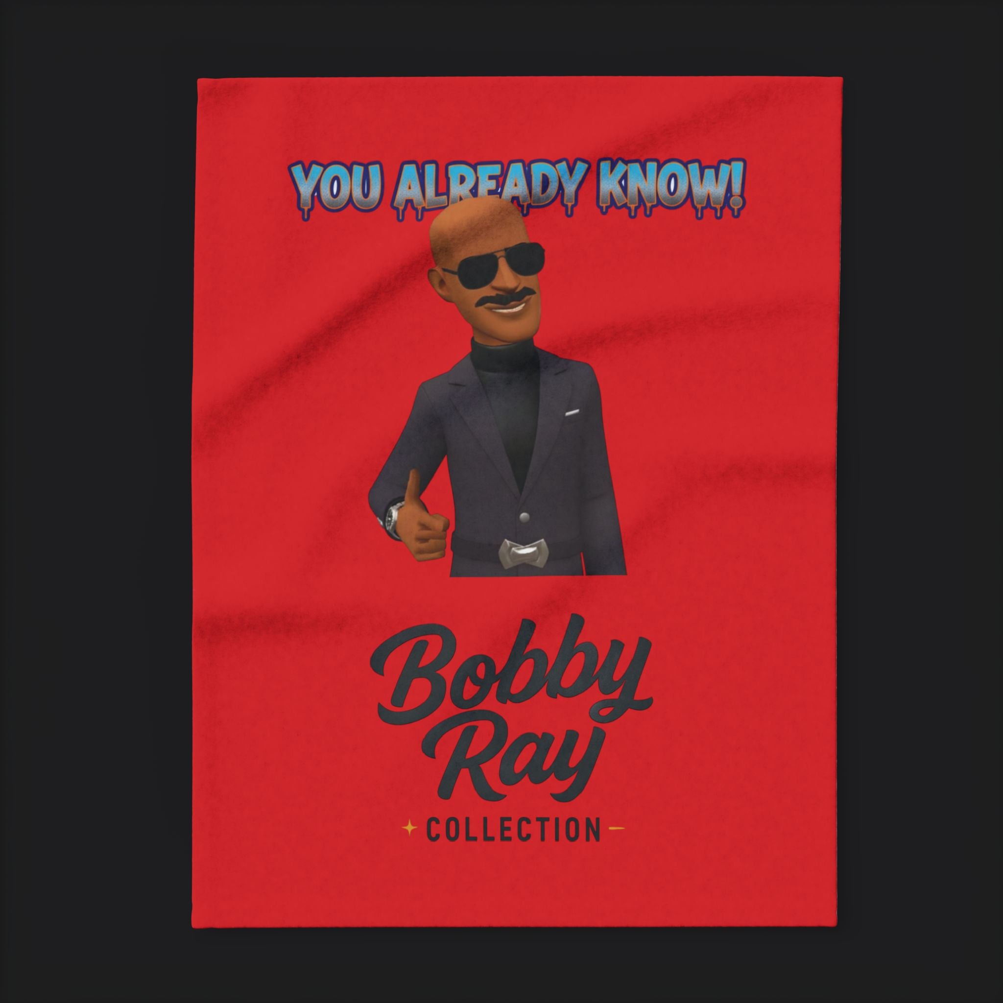 Arctic Fleece Blanket — Hey Bobby Ray & Friends Cartoon Character Throw