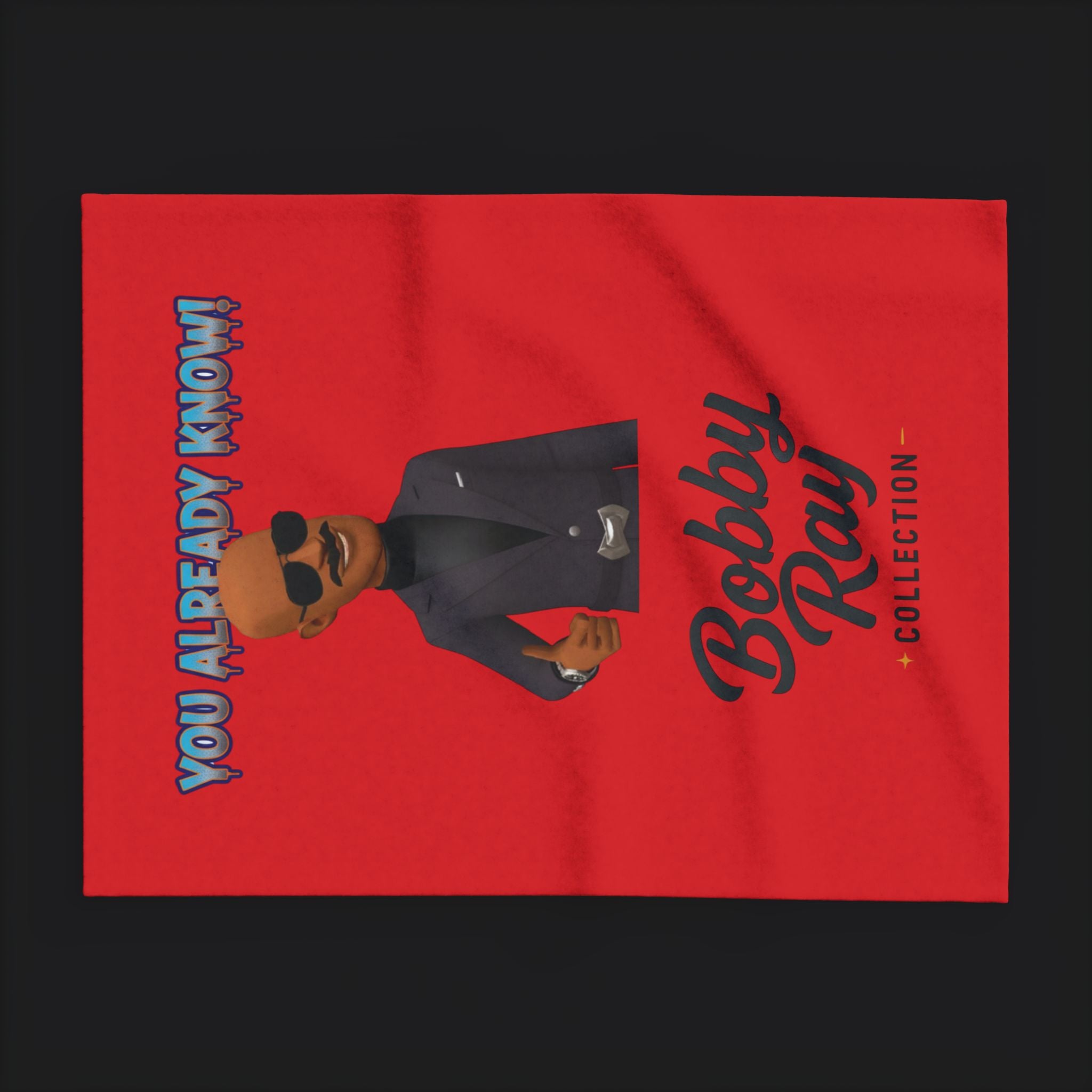 Arctic Fleece Blanket — Hey Bobby Ray & Friends Cartoon Character Throw