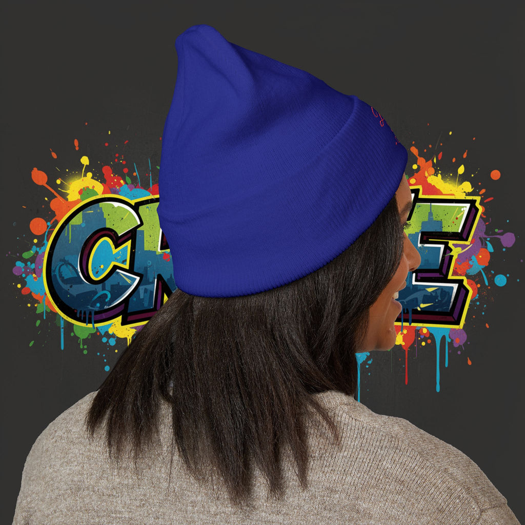 Embroidered 'Bobby Ray Collection' Cuffed Beanie — Classic Knit Winter Hat
