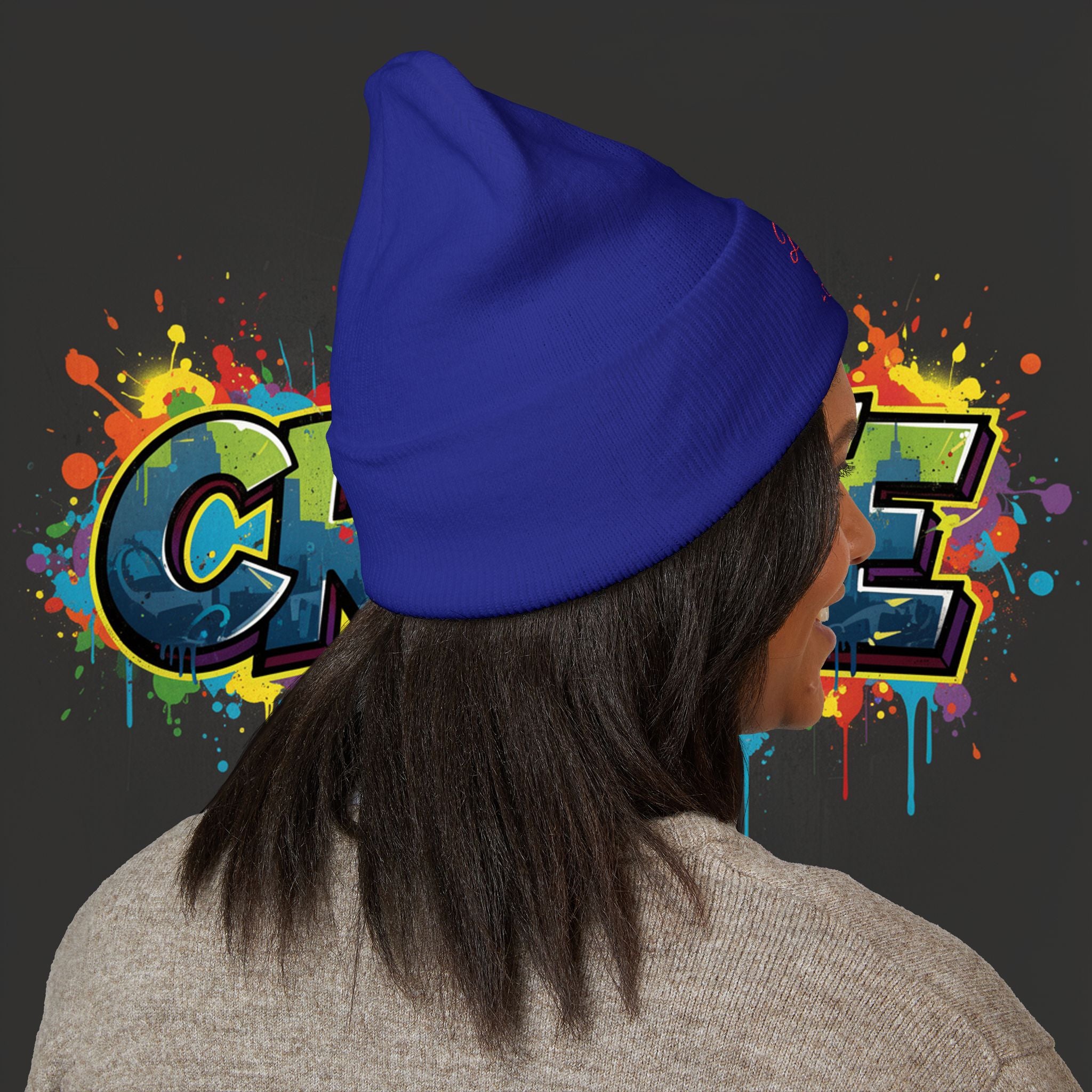 Embroidered 'Bobby Ray Collection' Cuffed Beanie — Classic Knit Winter Hat