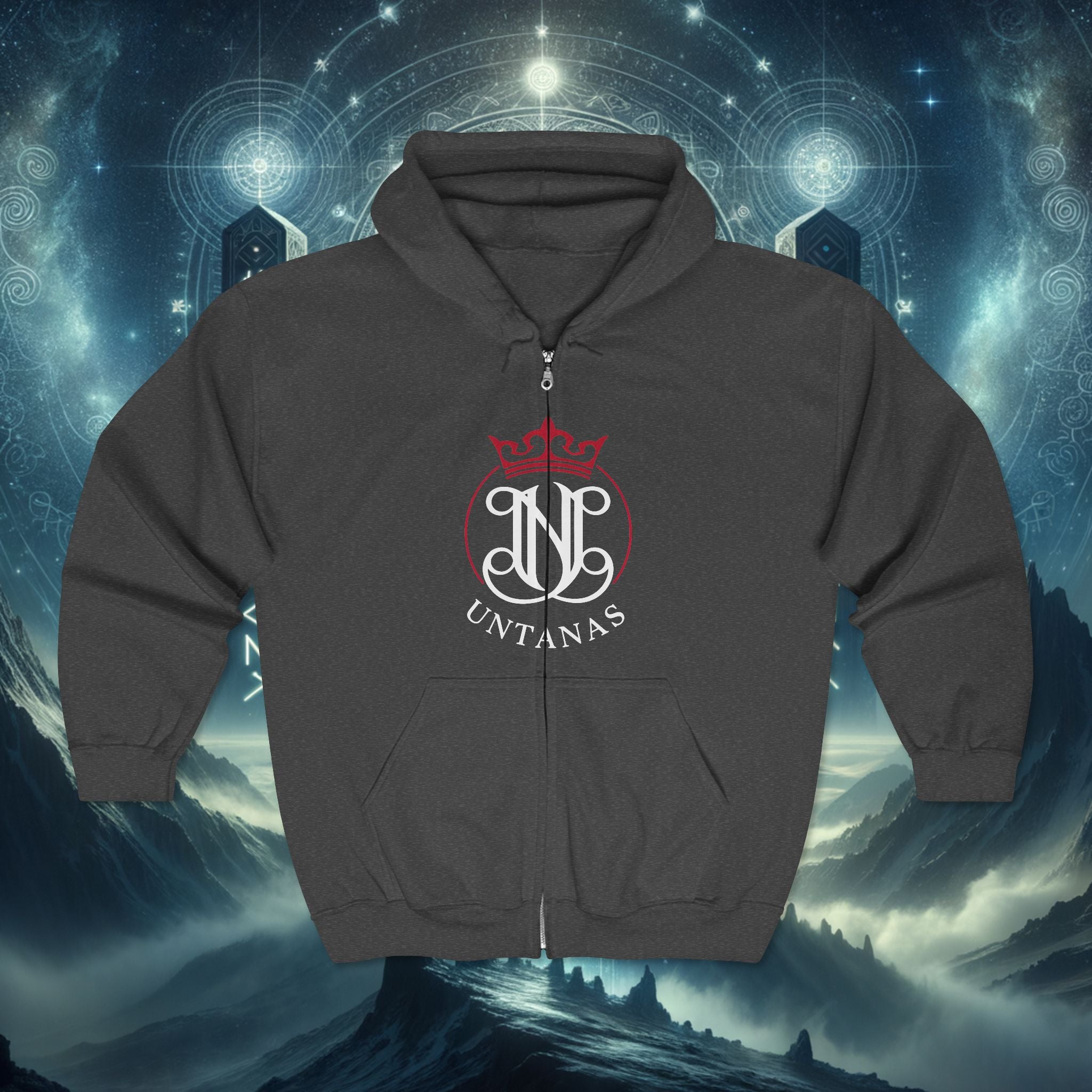 UNTANAS Crown Jacket – Spiritual Zen Zip Hoodie