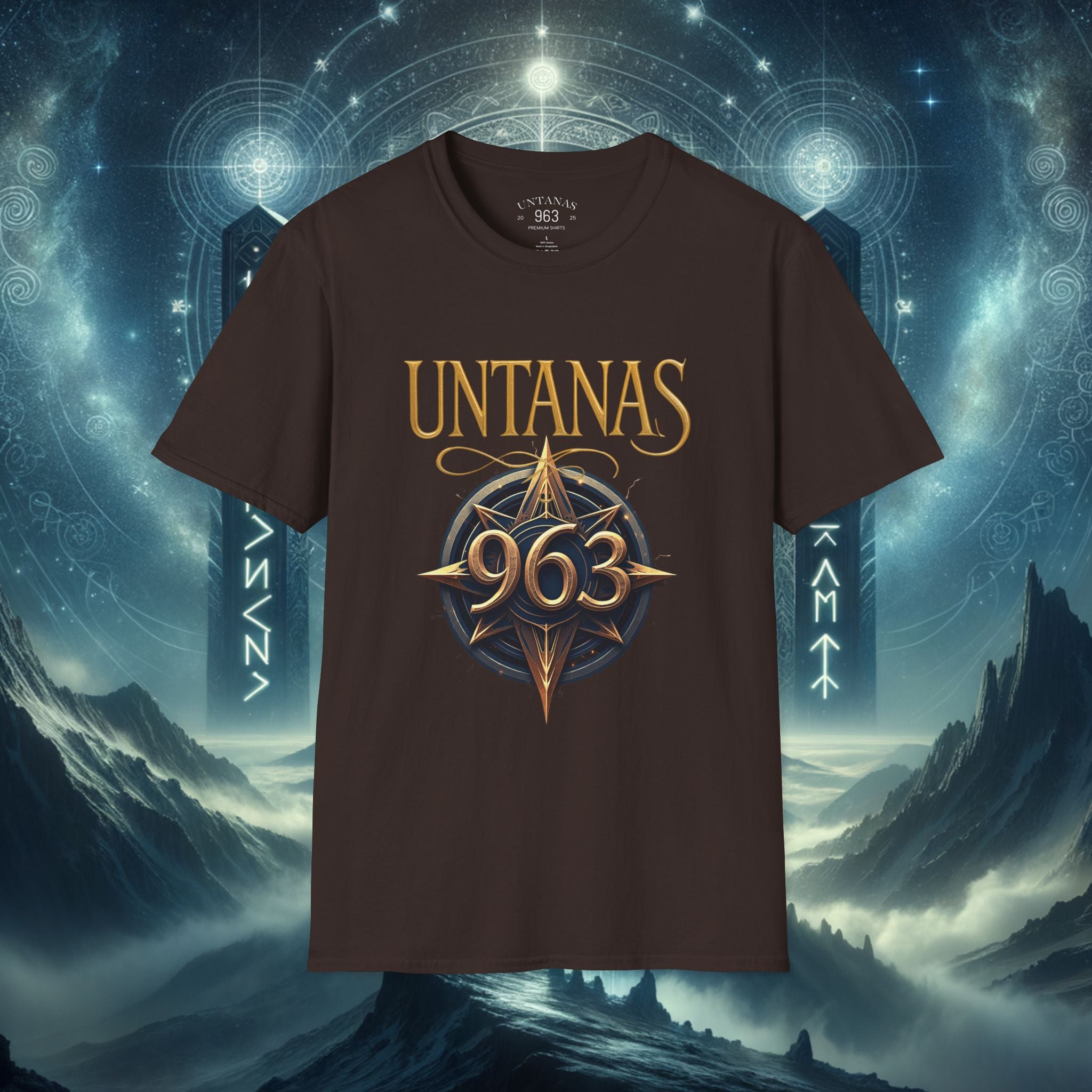 Crown Chakra T-Shirt — "Ignite Your Crown" with 963Hz Frequency