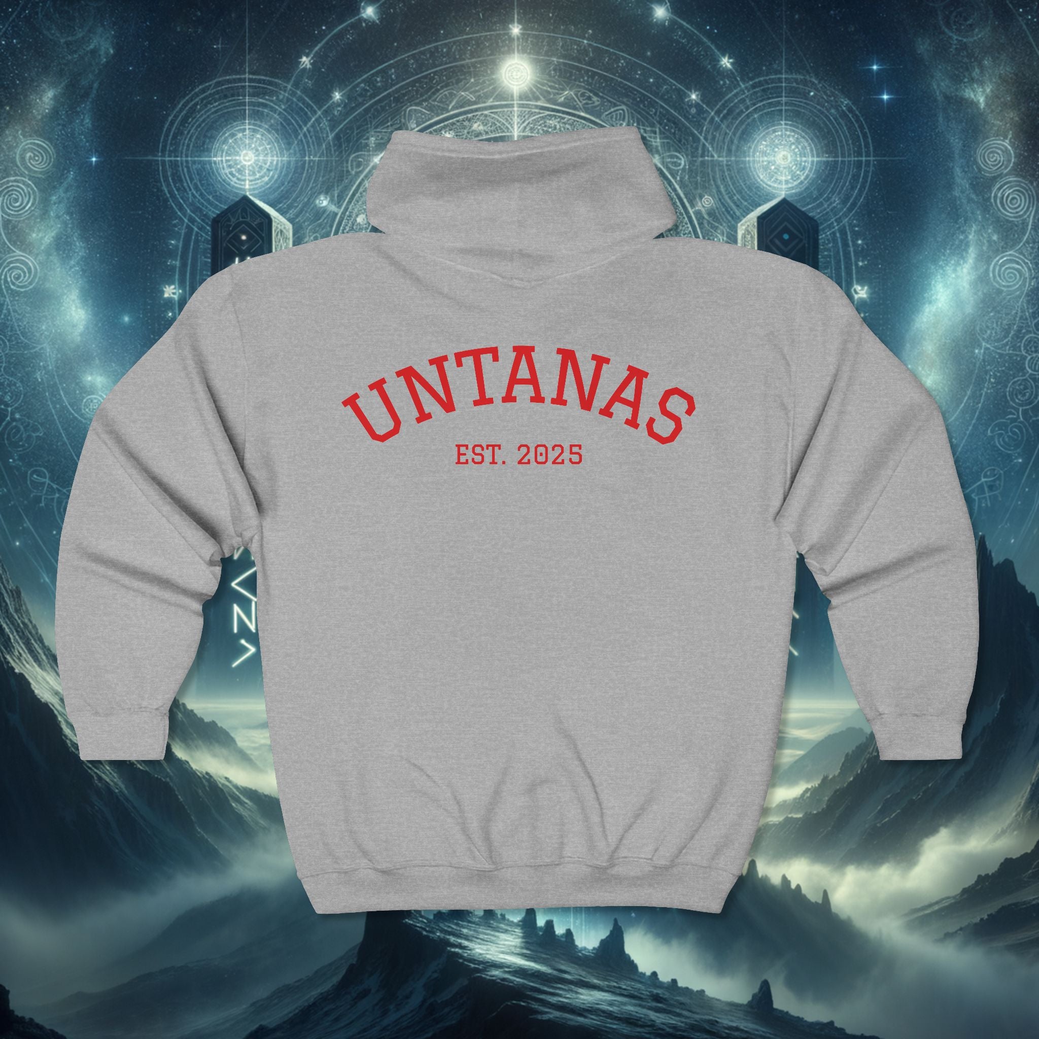 UNTANAS Crown Jacket – Spiritual Zen Zip Hoodie