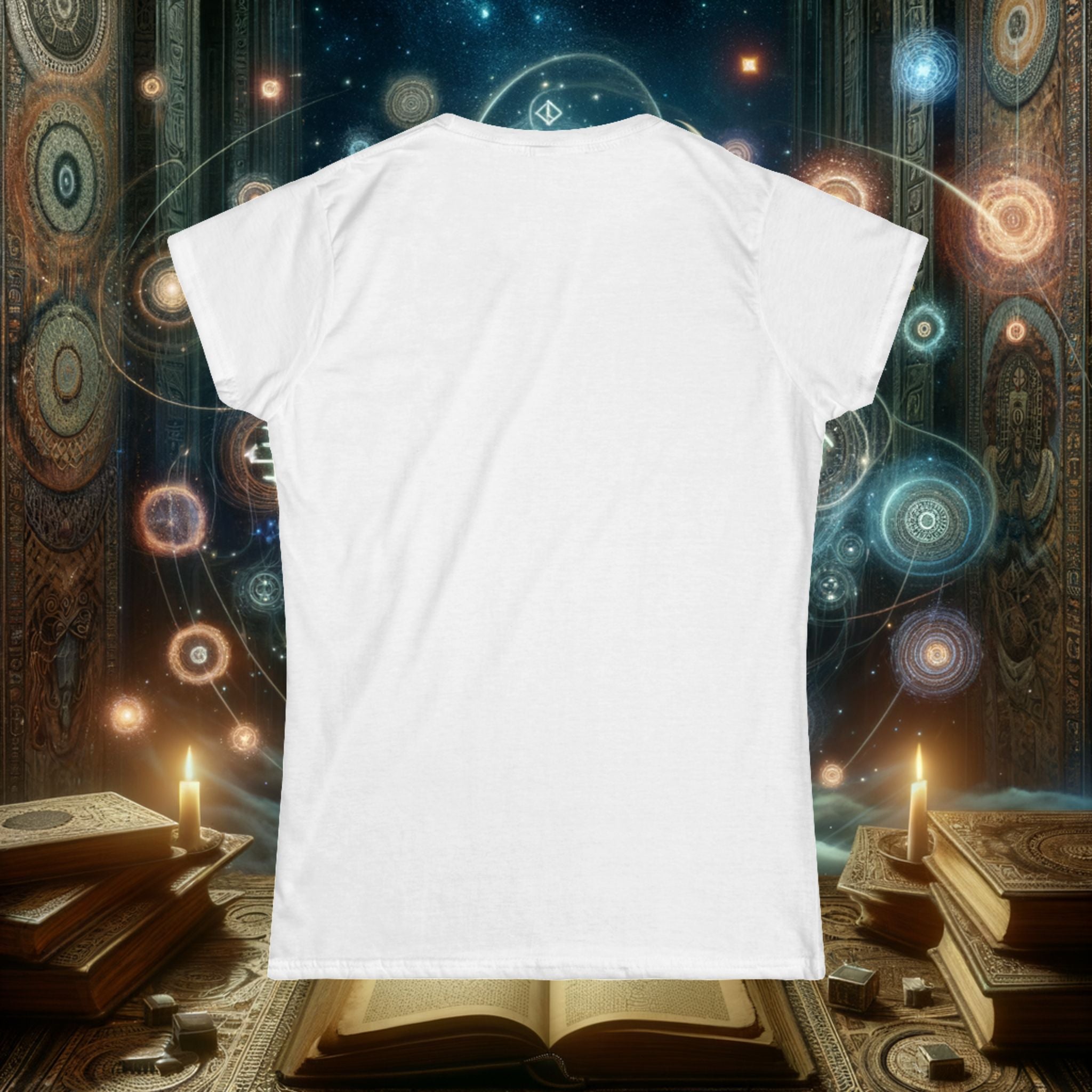 Flower of Life Womens Tee — Sacred Geometry Spiritual Graphic Shirt