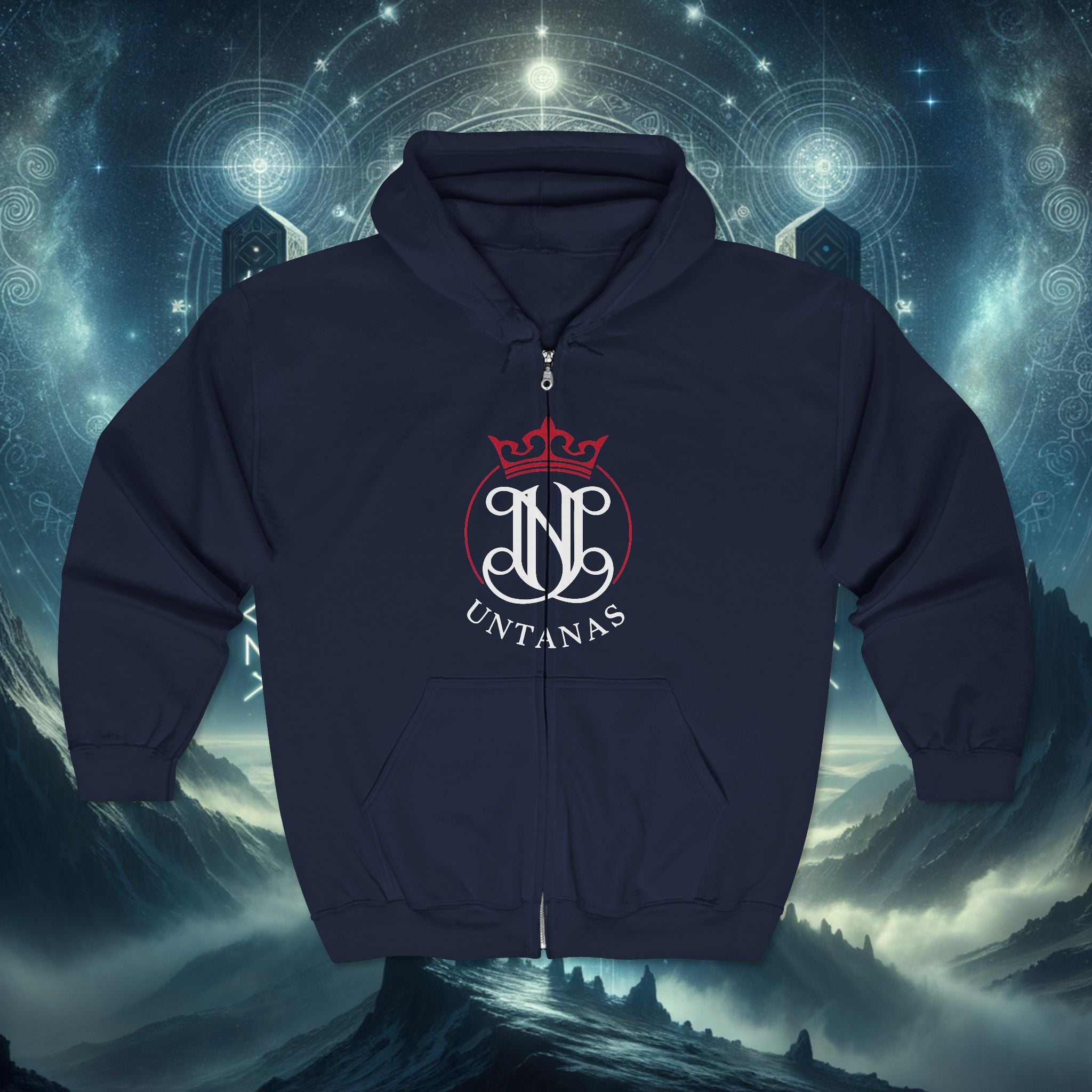 UNTANAS Crown Jacket – Spiritual Zen Zip Hoodie