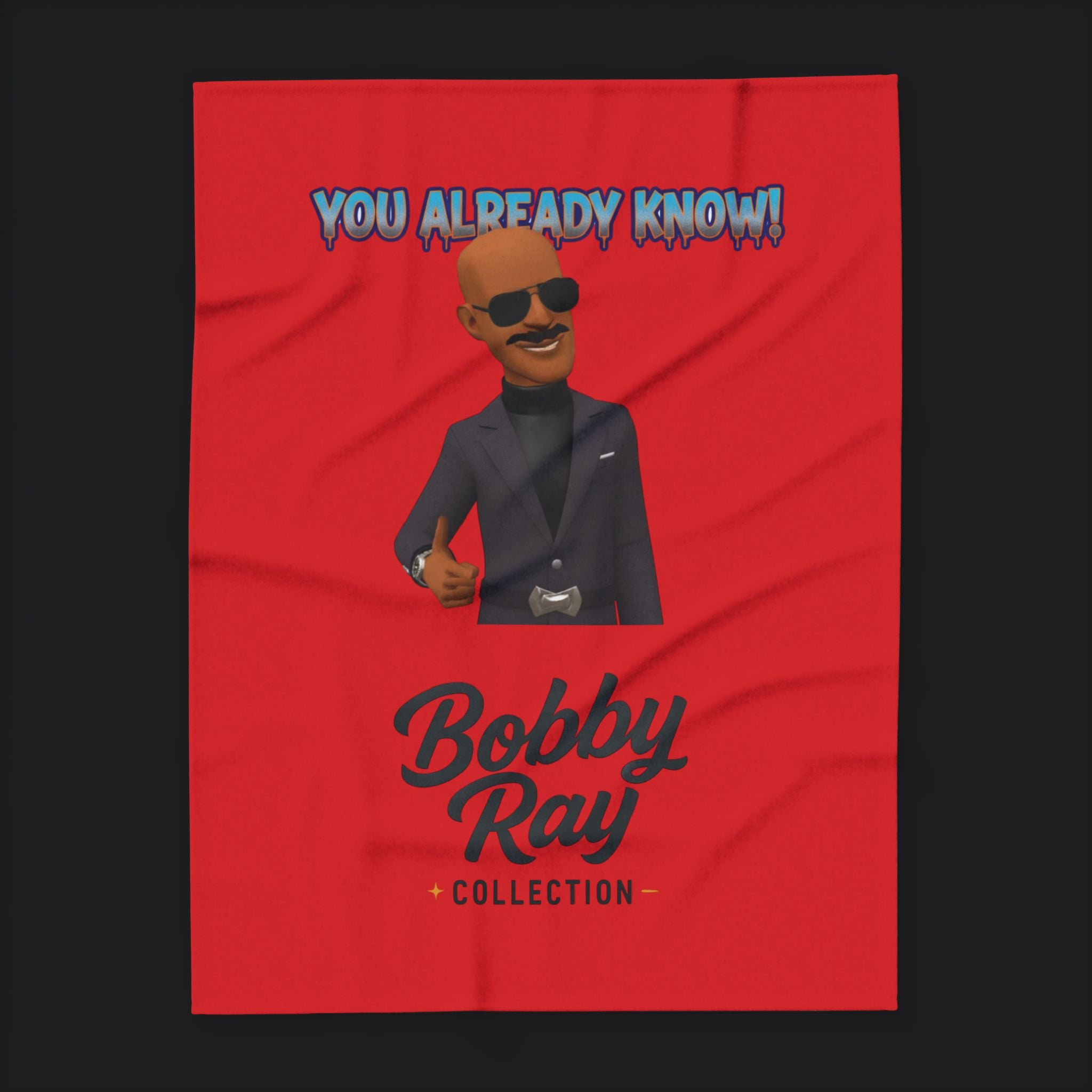 Arctic Fleece Blanket — Hey Bobby Ray & Friends Cartoon Character Throw