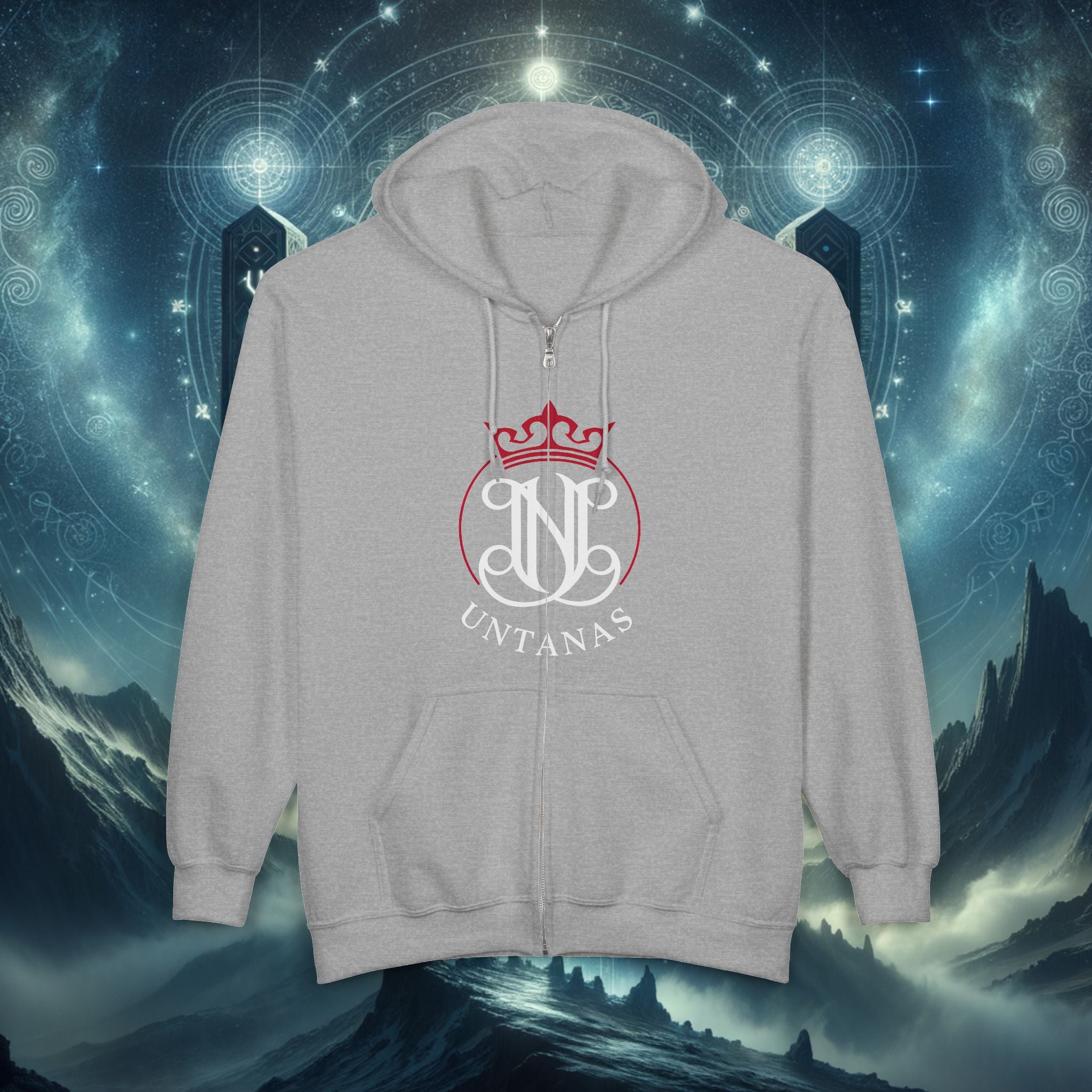 UNTANAS Crown Jacket – Spiritual Zen Zip Hoodie
