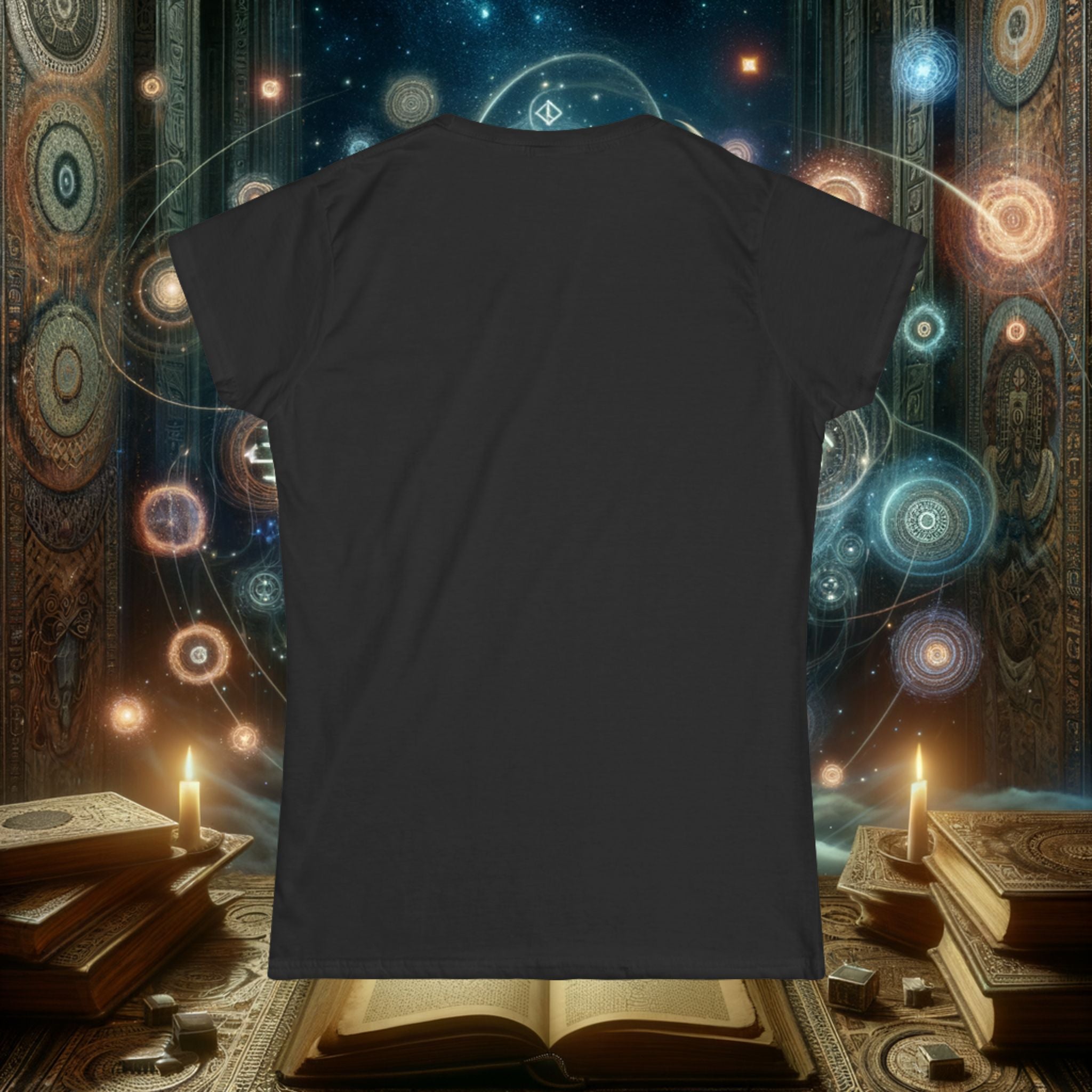 Flower of Life Womens Tee — Sacred Geometry Spiritual Graphic Shirt