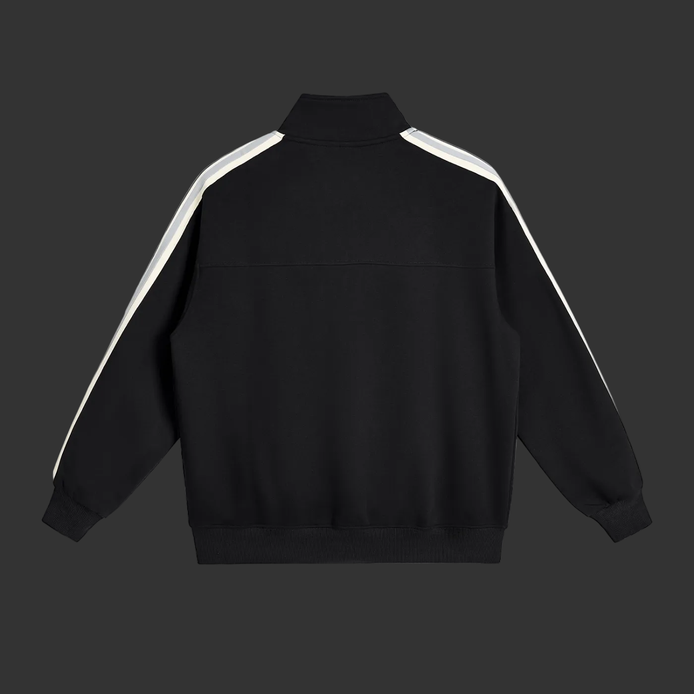 HEADBANG - Contrast Side-Stripe Stand Collar  Jacket