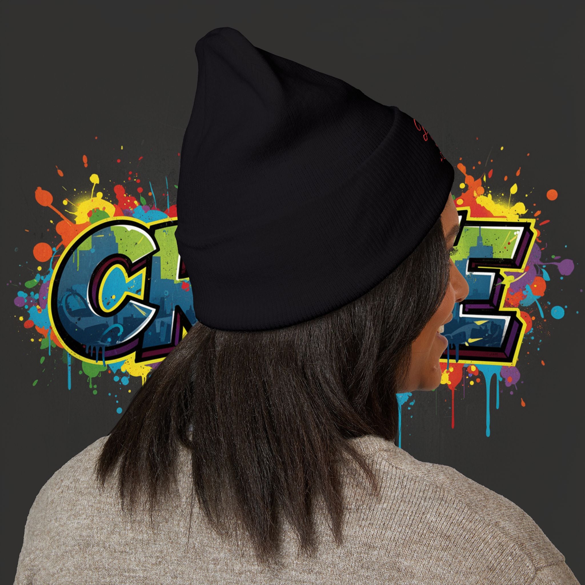 Embroidered 'Bobby Ray Collection' Cuffed Beanie — Classic Knit Winter Hat