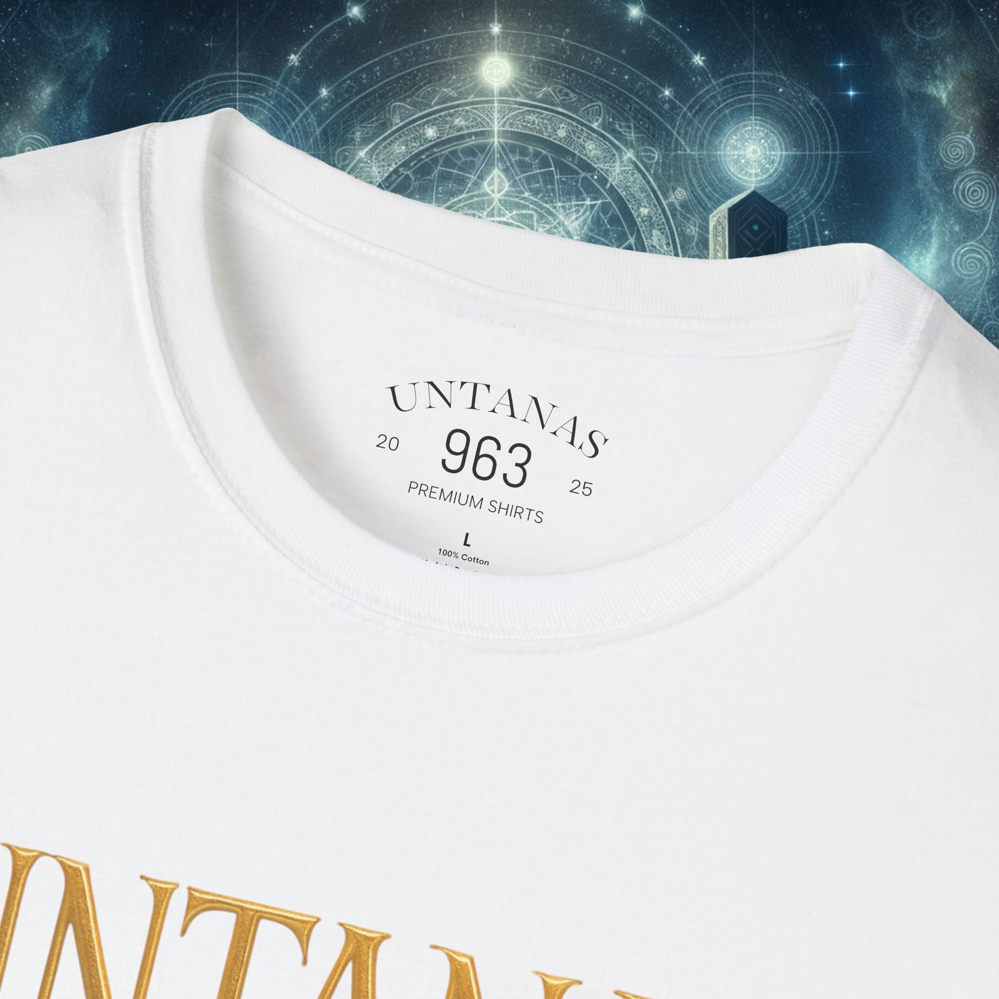 Crown Chakra T-Shirt — "Ignite Your Crown" with 963Hz Frequency