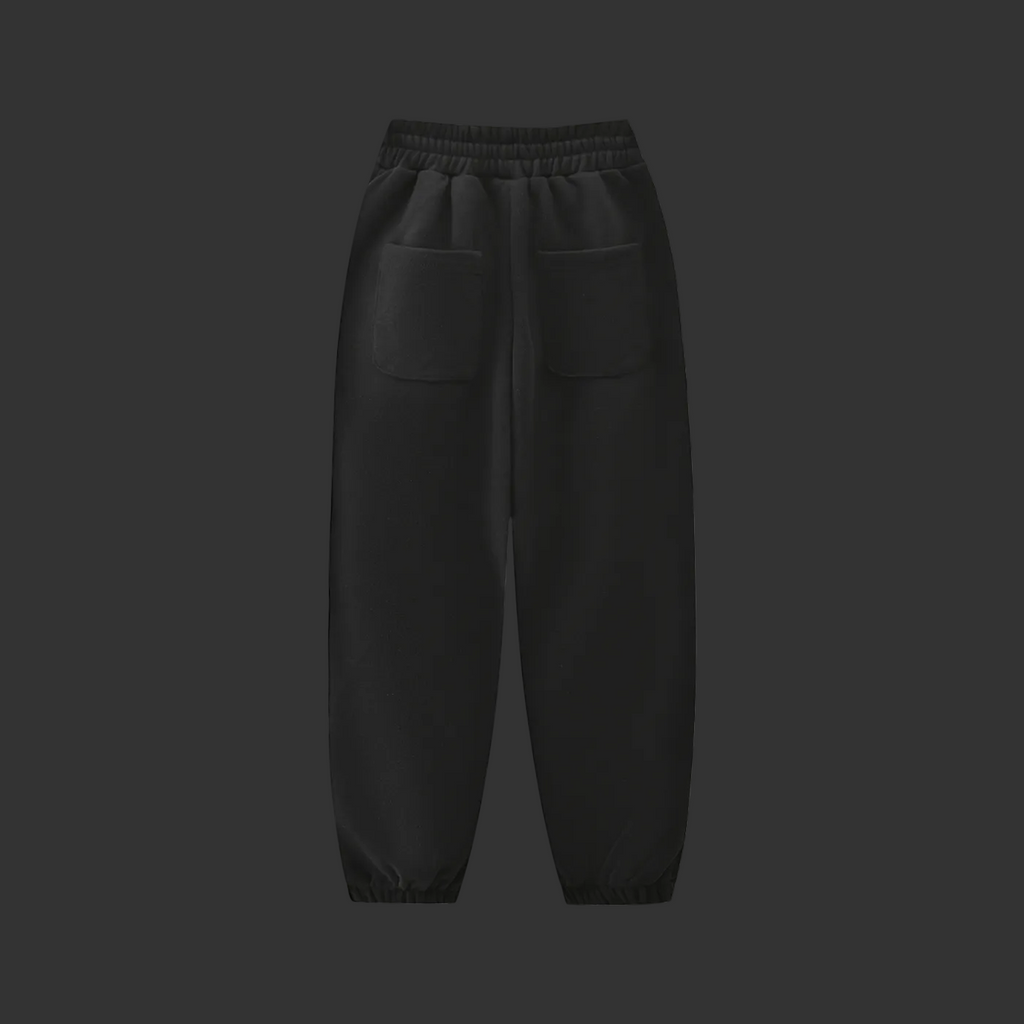 Black pants on a white background