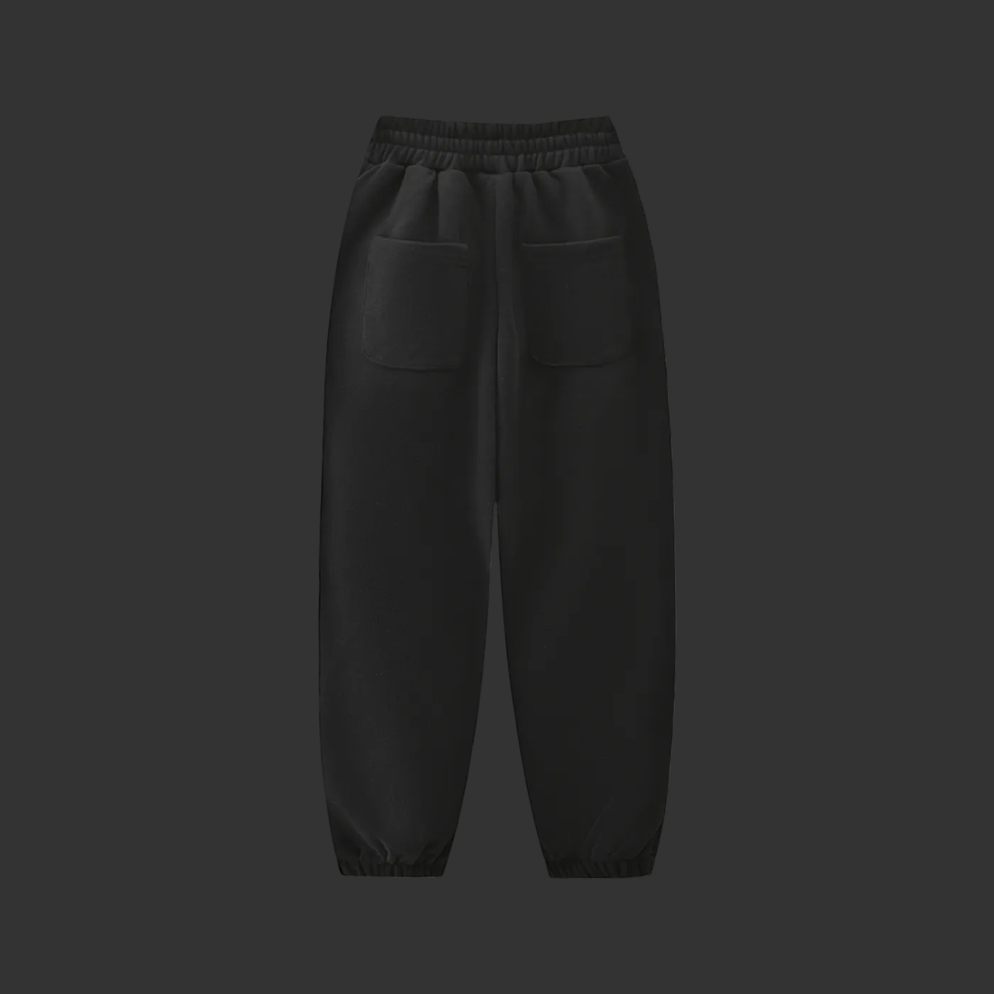 Black pants on a white background