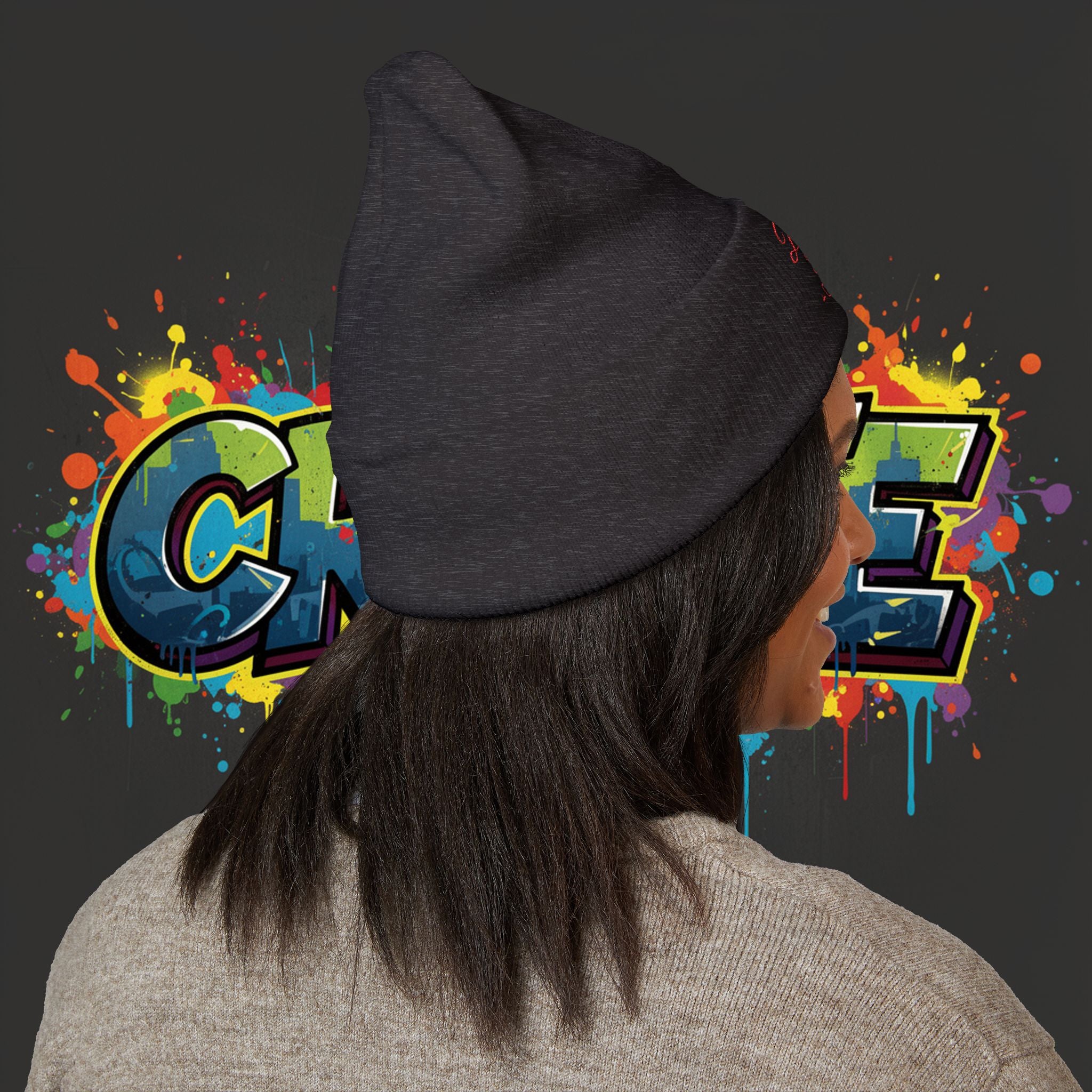 Embroidered 'Bobby Ray Collection' Cuffed Beanie — Classic Knit Winter Hat