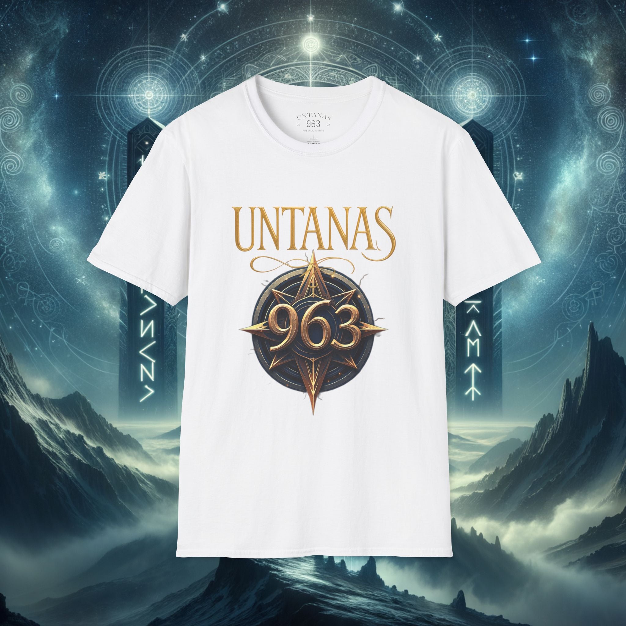 Crown Chakra T-Shirt — "Ignite Your Crown" with 963Hz Frequency