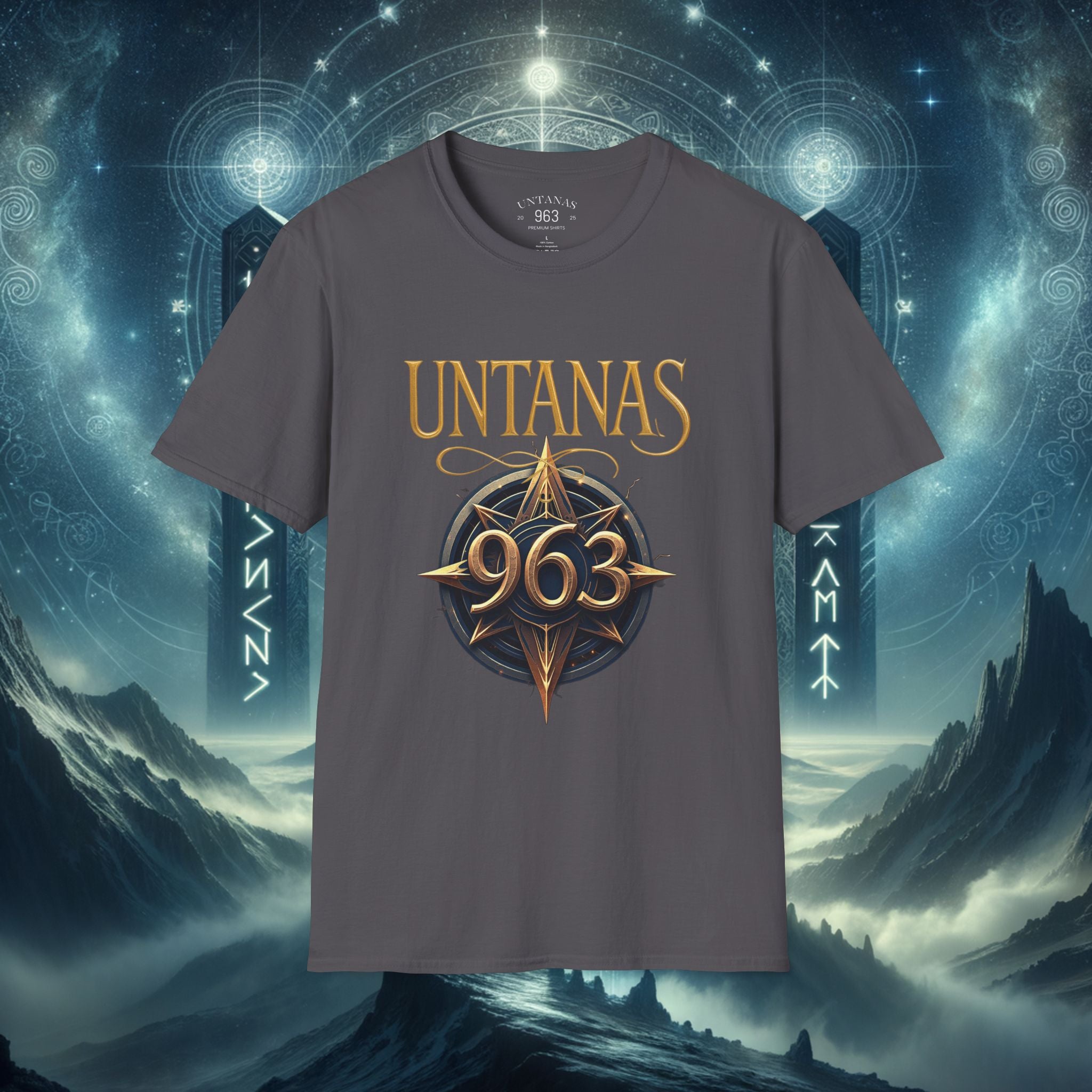 Crown Chakra T-Shirt — "Ignite Your Crown" with 963Hz Frequency