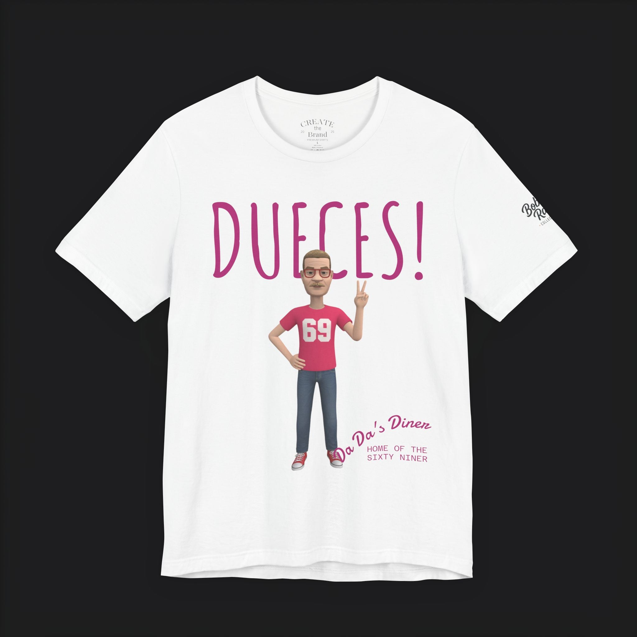 Slim Character Tee — Hey Bobby Ray & Friends Tee Shirt