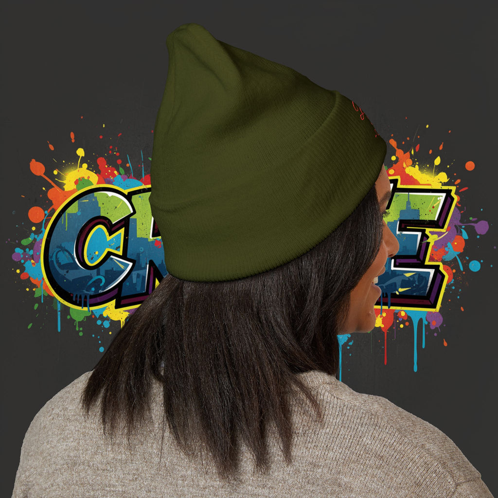 Embroidered 'Bobby Ray Collection' Cuffed Beanie — Classic Knit Winter Hat