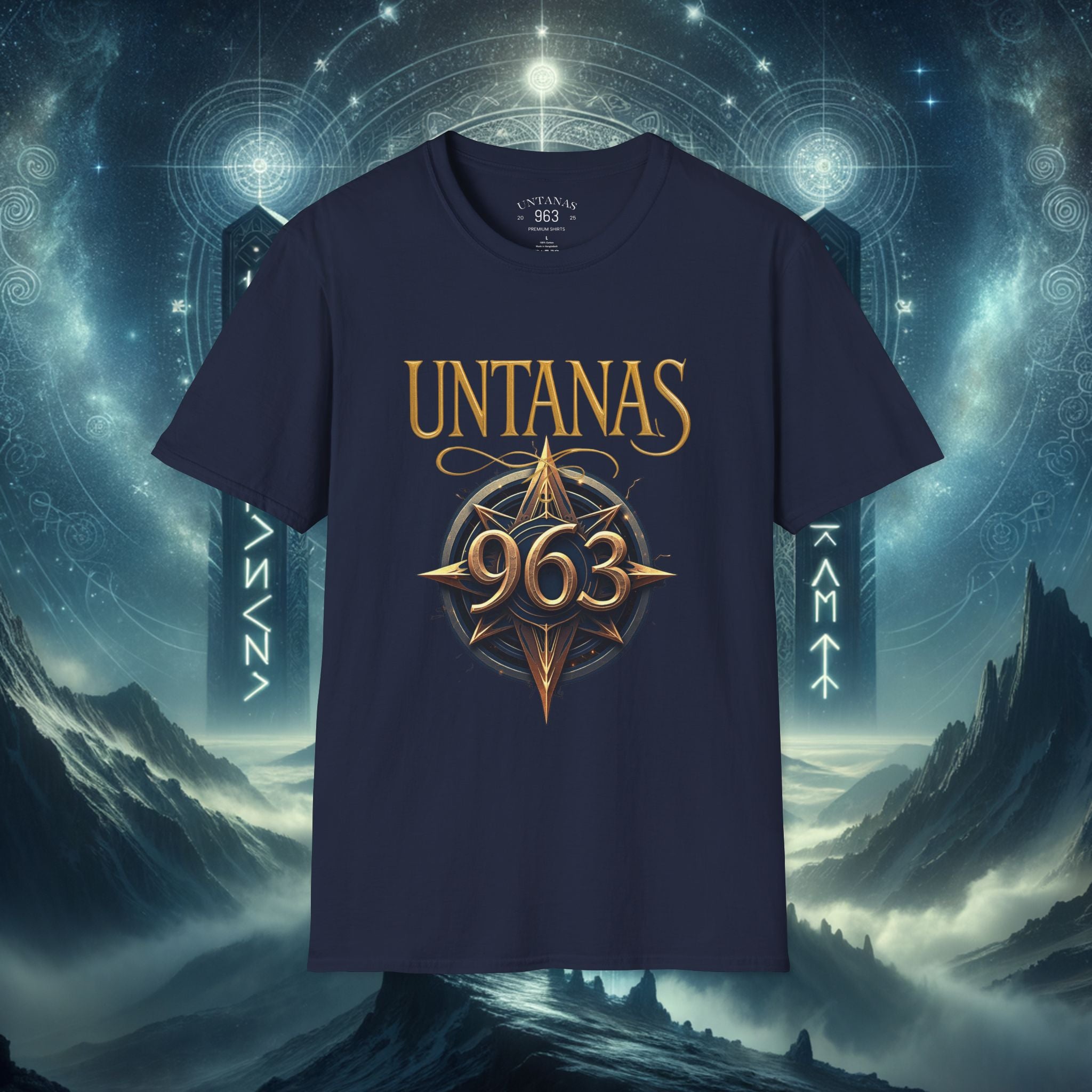 Crown Chakra T-Shirt — "Ignite Your Crown" with 963Hz Frequency