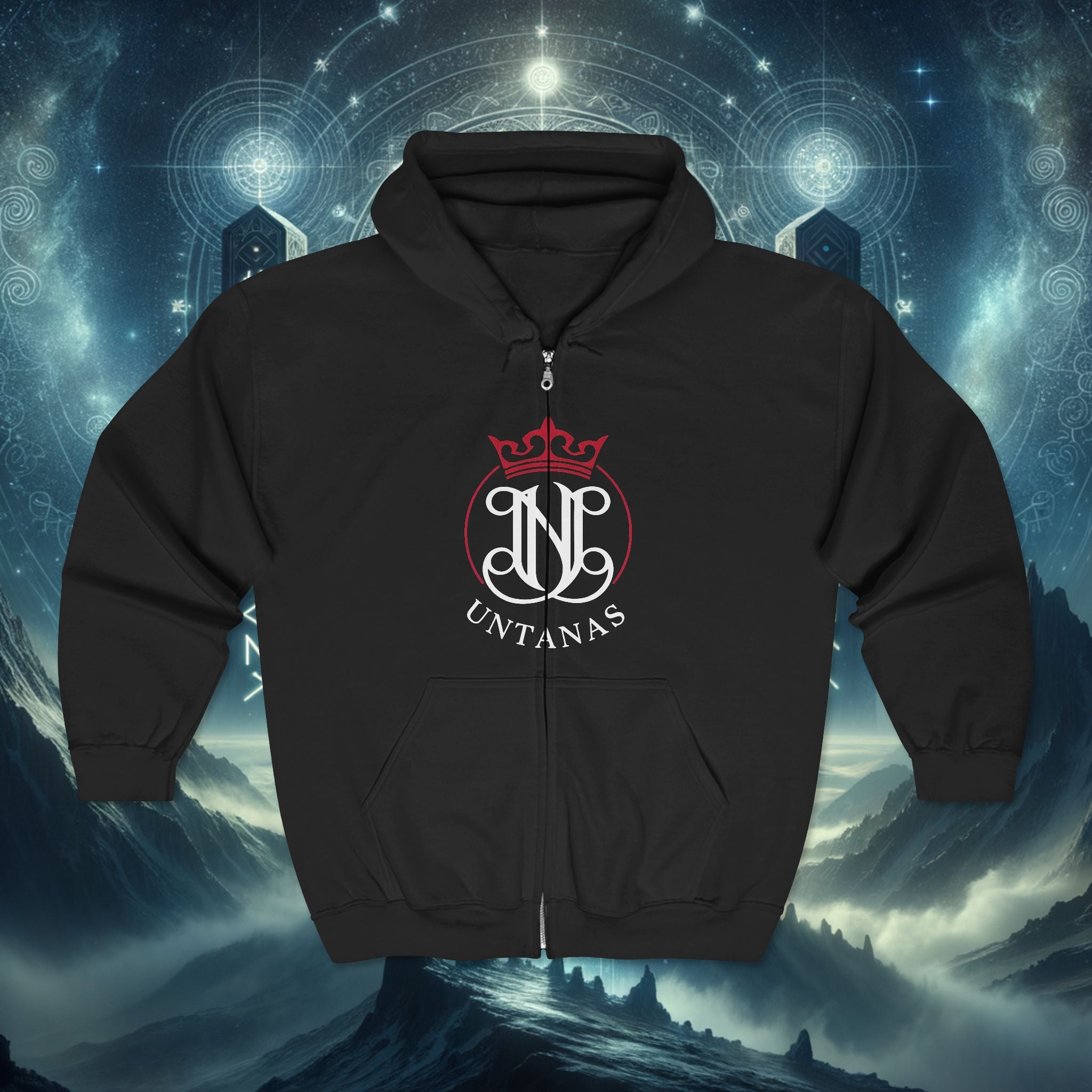 UNTANAS Crown Jacket – Spiritual Zen Zip Hoodie