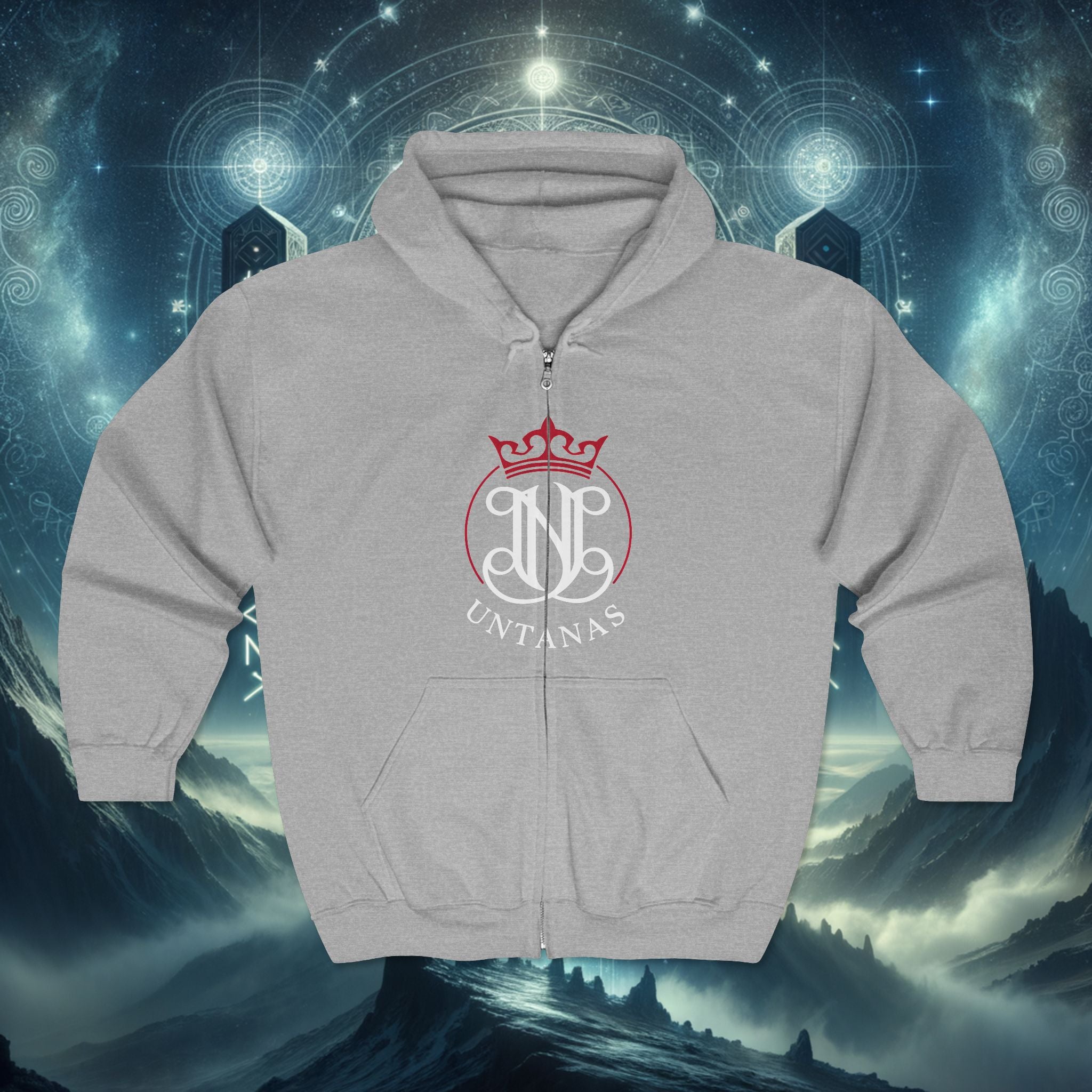 UNTANAS Crown Jacket – Spiritual Zen Zip Hoodie