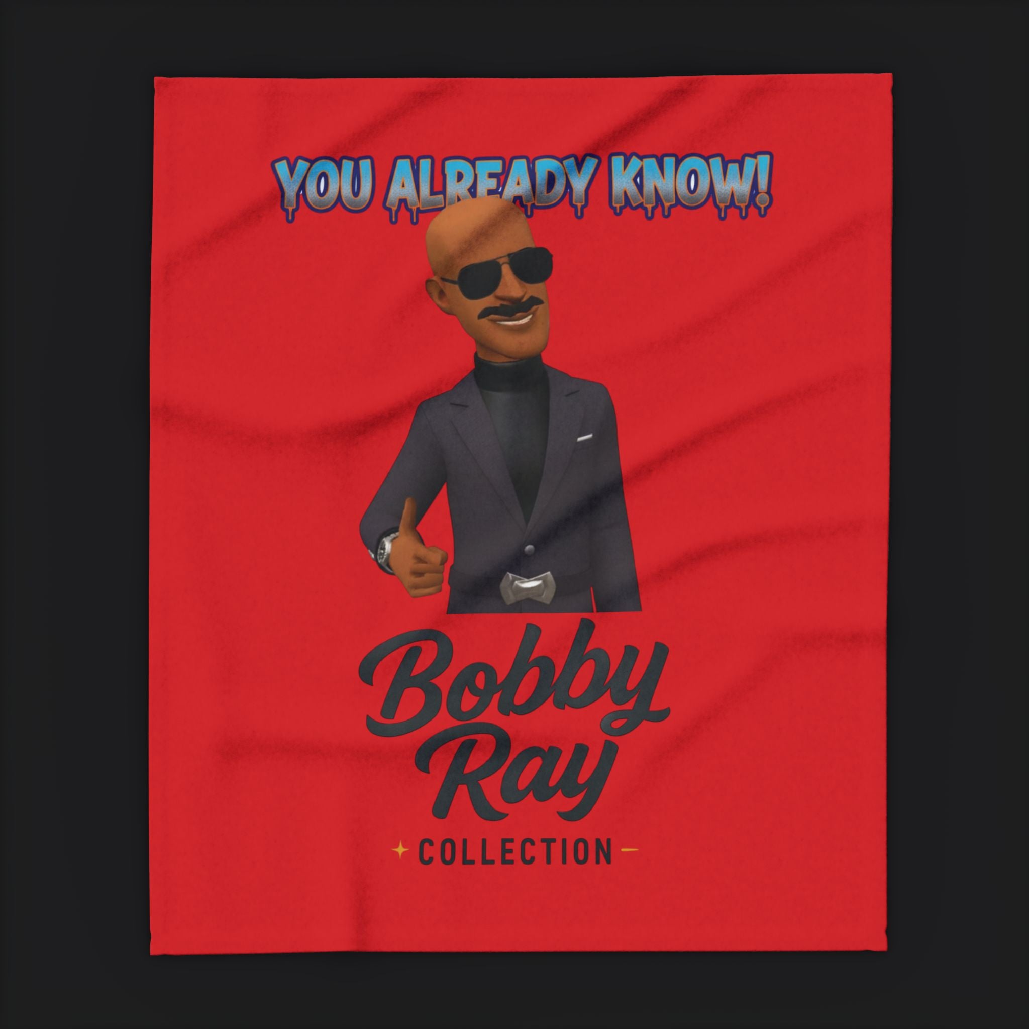 Arctic Fleece Blanket — Hey Bobby Ray & Friends Cartoon Character Throw