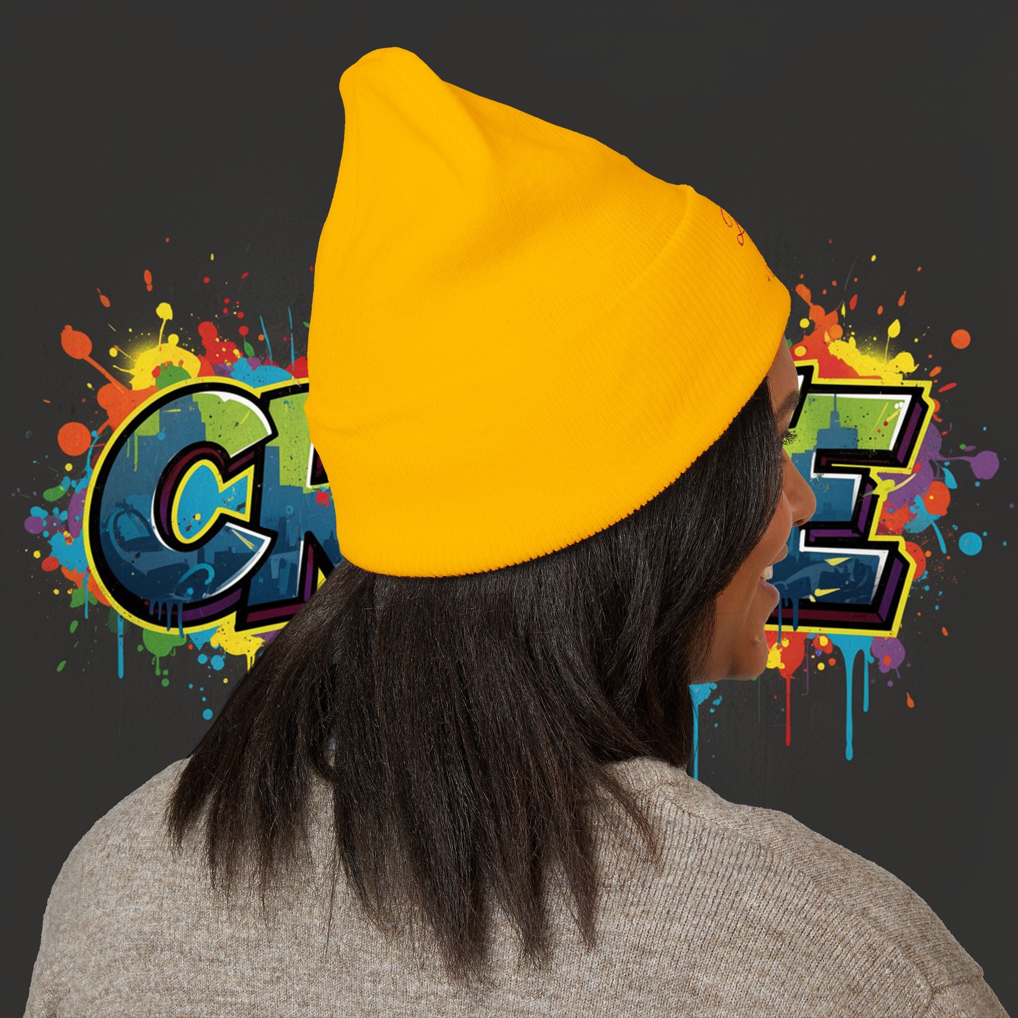 Embroidered 'Bobby Ray Collection' Cuffed Beanie — Classic Knit Winter Hat