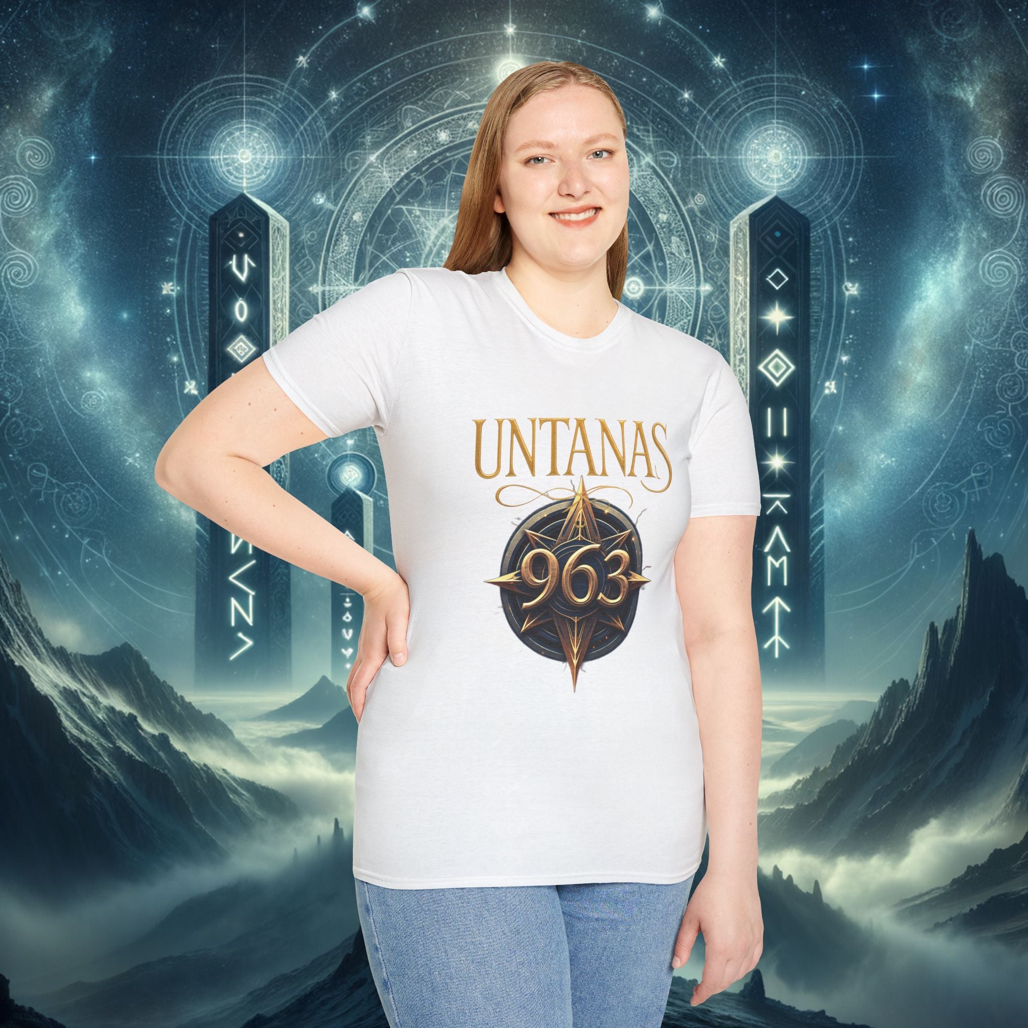 Crown Chakra T-Shirt — "Ignite Your Crown" with 963Hz Frequency