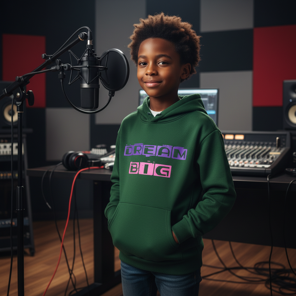 DREAM BIG Essential Kids' Fleece Hoodie