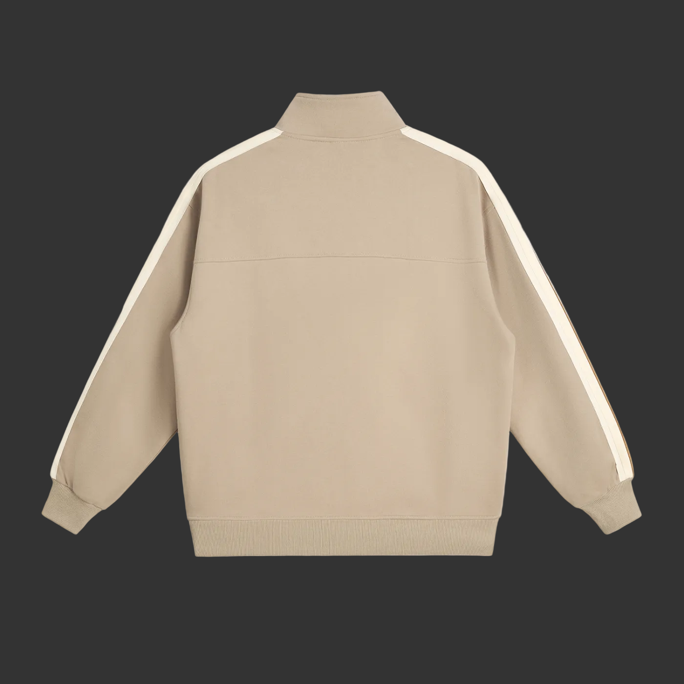 HEADBANG - Contrast Side-Stripe Stand Collar  Jacket