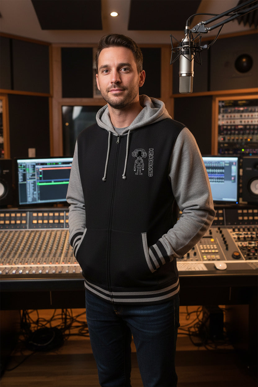 Black/ Gunmetal Heather - FRONT